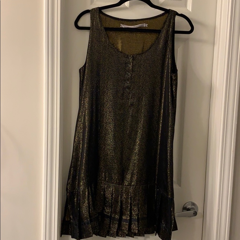 Dallin Chase Black and Gold Dress